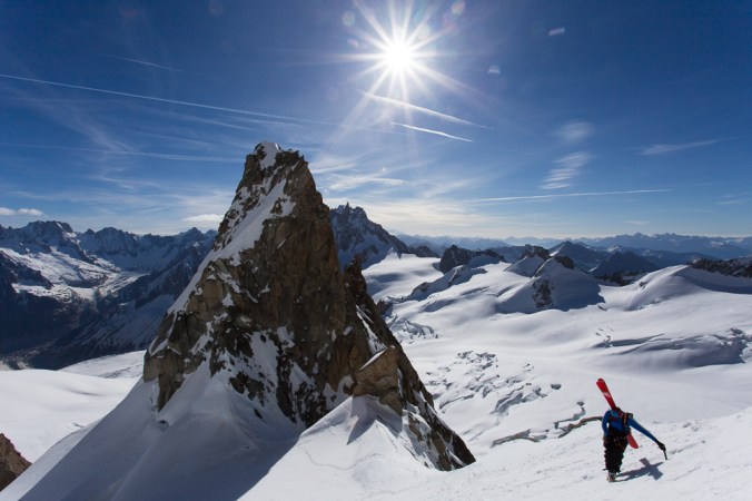 Aiguillettes du Tacul, E Couloir (1 of 6)