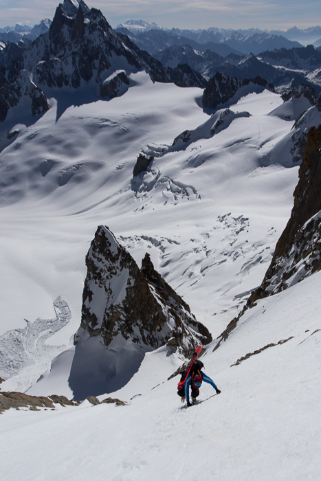 Aiguillettes du Tacul, E Couloir (2 of 6)