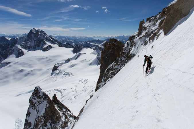 Aiguillettes du Tacul, E Couloir (3 of 6)